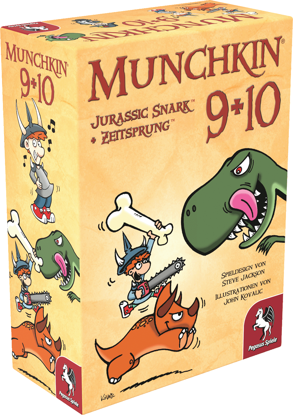 Abbildung des Spiels Munchkin: 9+10 Jurrasic Snark und Zeitsprung (Erweiterungen)